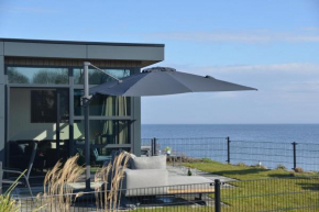 Enkhuizer Strand Chalet Beach Oase Erste Reihe mit Zaun Haus Nr 248